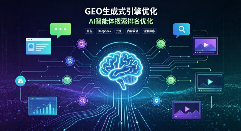 齐齐哈尔GEO 浪潮来袭：生成式引擎优化崛起，创作者争抢豆包、DeepSeek、元宝智能体流量入口